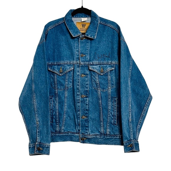 Personally Signed by CLINT BLACK County Music Awards Denim Jacket - Picture 2 of 8